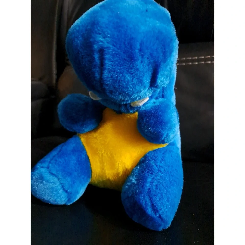 BLUE BRACHIOSAURUS DINOSAUR HAND PUPPET   Gibson Greetings  1997 Rare‎ Vintage